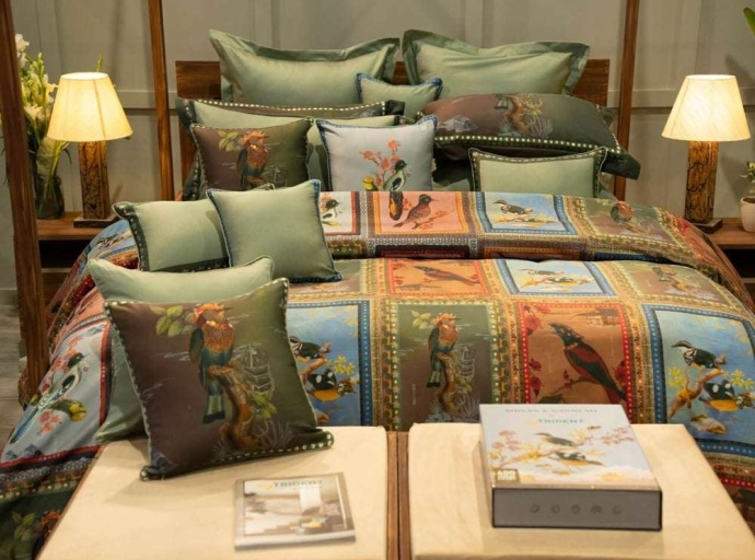 Shivan & Naresh teams up with MyTrident for a home linen collection